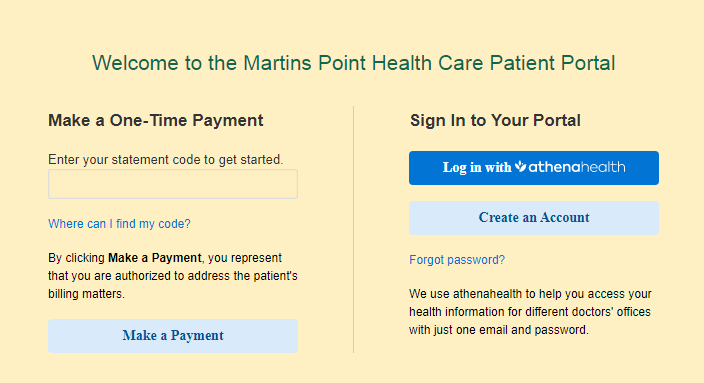 Martins Point Health Care Patient Portal